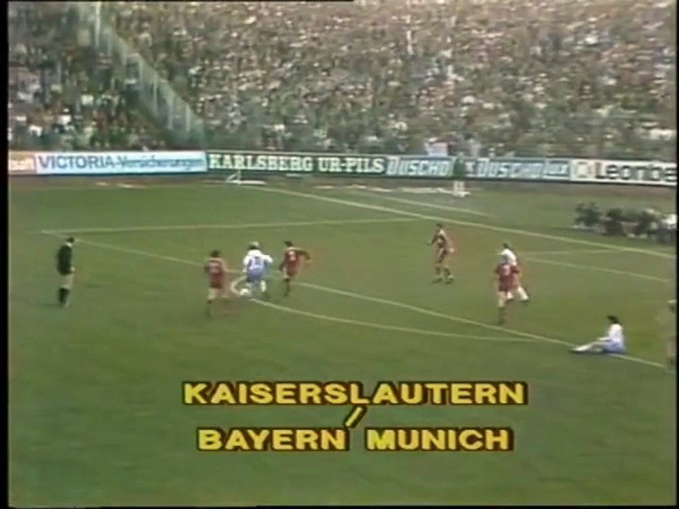 KAISERSLAUTERN - BAYERN MUNICH - 1984 - SAISON 1984/1985 -