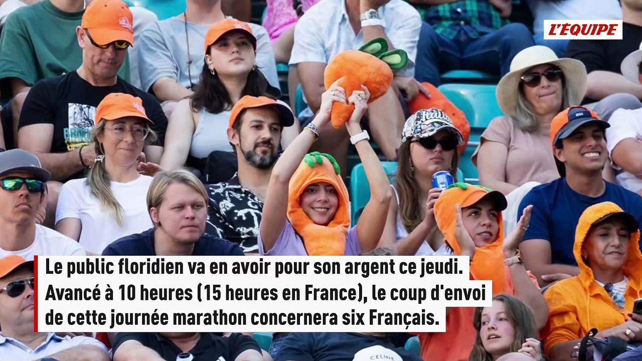 Journée marathon à Miami : 50 rencontres sont prévues jeudi - Tennis - Miami