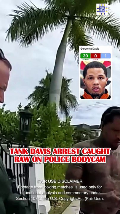 The RAW MOMENT Gervonta Davis was TAKEN into CUSTODY