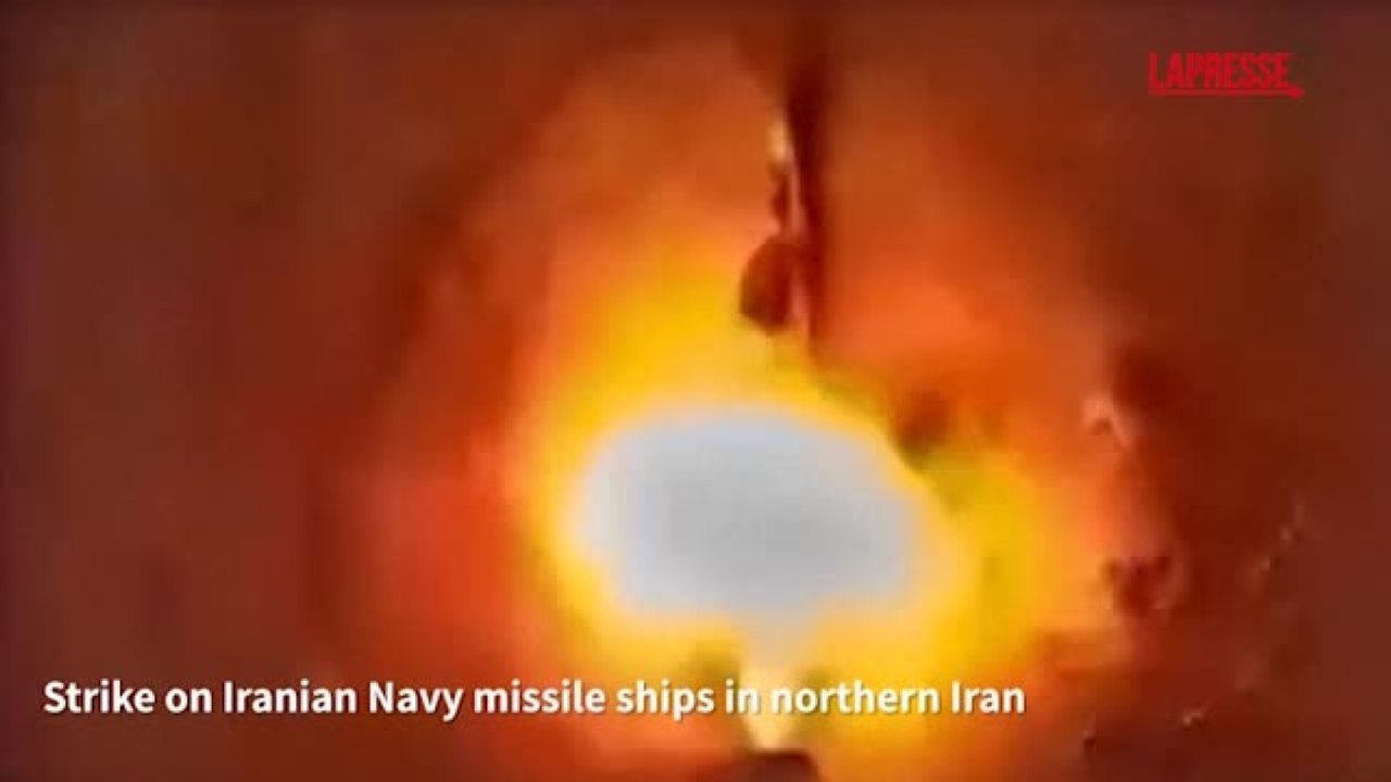 Idf pubblica un video in cui distrugge navi militari e centri di comando di Teheran
