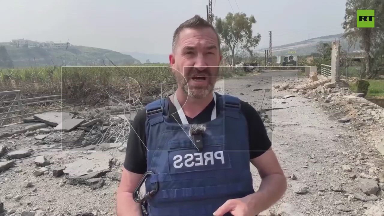 Un periodista y su cámara heridos en el Líbano tras el impacto de un misil israelí a metros de donde grababan