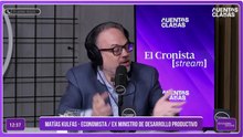 La dura respuesta de Kulfas a Sturzenegger: "No sé de qué país habla"