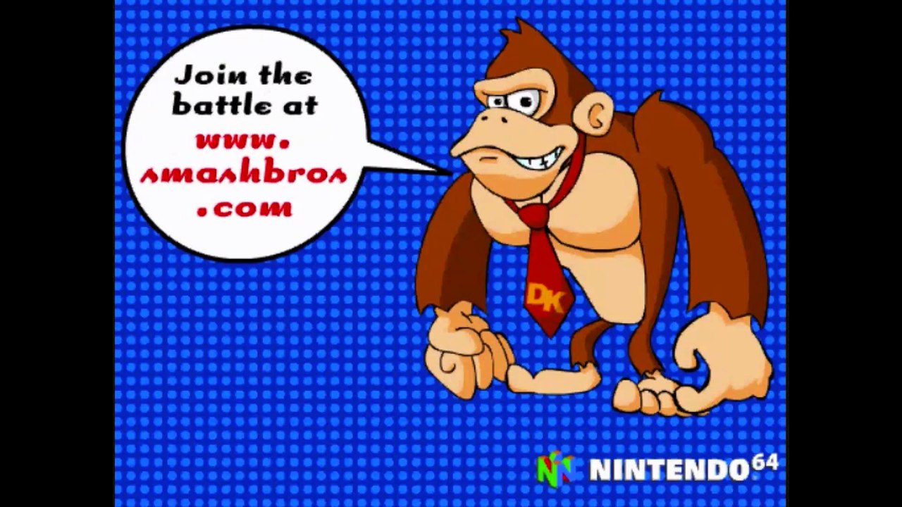 Super Smash Bros. (N64) Smash Cards (1999) [Flash] [no sound]