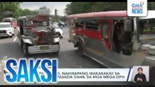 Ilang pasahero, nahirapang makasakay sa gitna ng tigil-pasada dahil sa mga mega OPH | Saksi