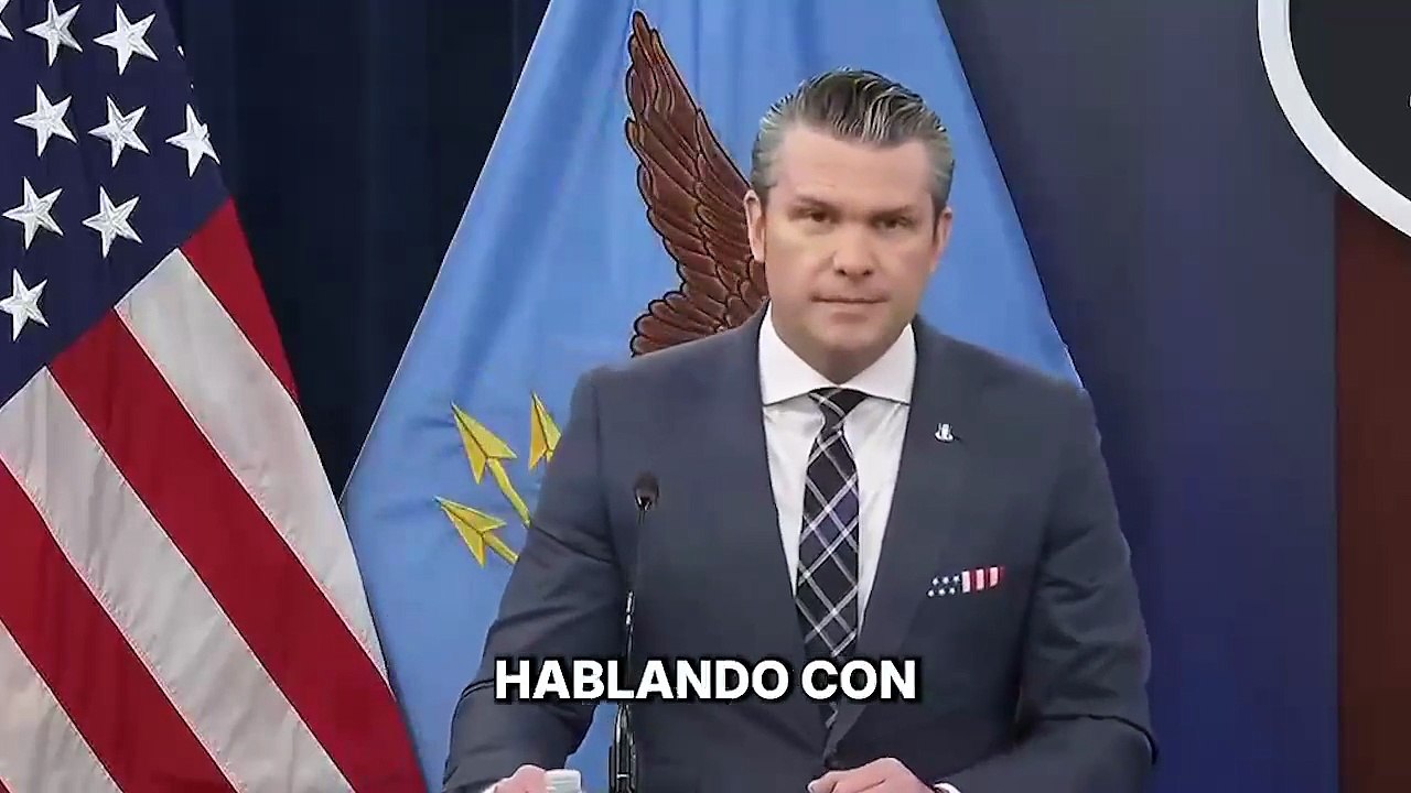 Hegseth arremete contra la prensa por su cobertura de la guerra de Irán.