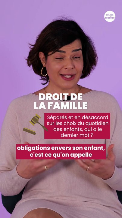 Parents séparés : en cas de désaccord sur les choix du quotidien des enfants, qui a le dernier mot ?