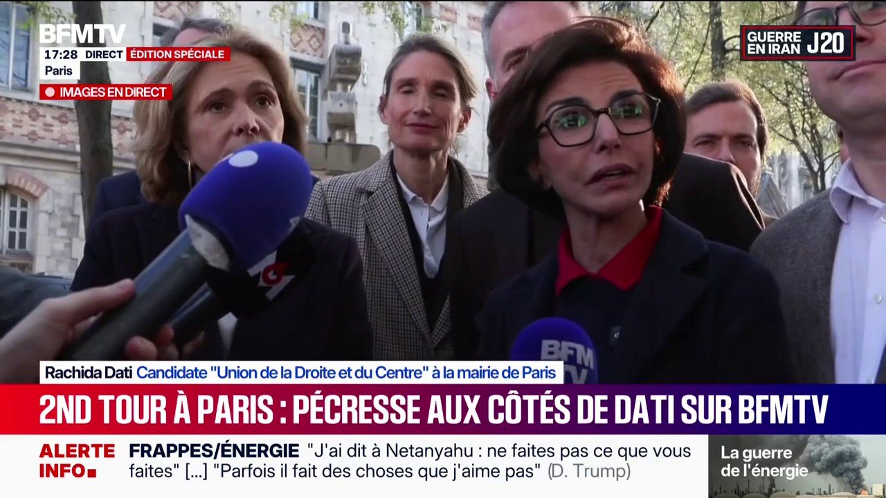 Municipales à Paris: "On considère que le périphérique n'est pas une frontière entre nous et le reste de l'Île-de-France", lance Rachida Dati