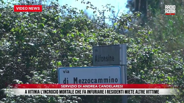 A Vitinia l'incrocio mortale che fa infuriare i residenti miete altre vittime