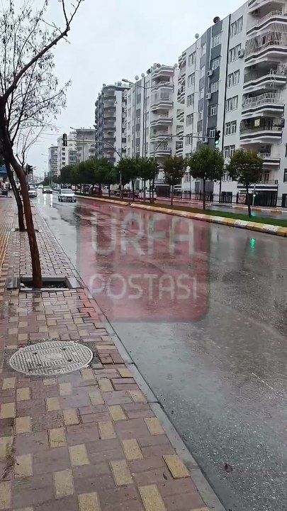 Şanlıurfa'da şiddetli rüzgar ve yağmur etkili oluyor