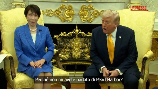 L’incredibile risposta di Trump al reporter giapponese : «Perchè non vi abbiamo detto prima dell’attacco all’Iran? E allora Pearl Harbor?»