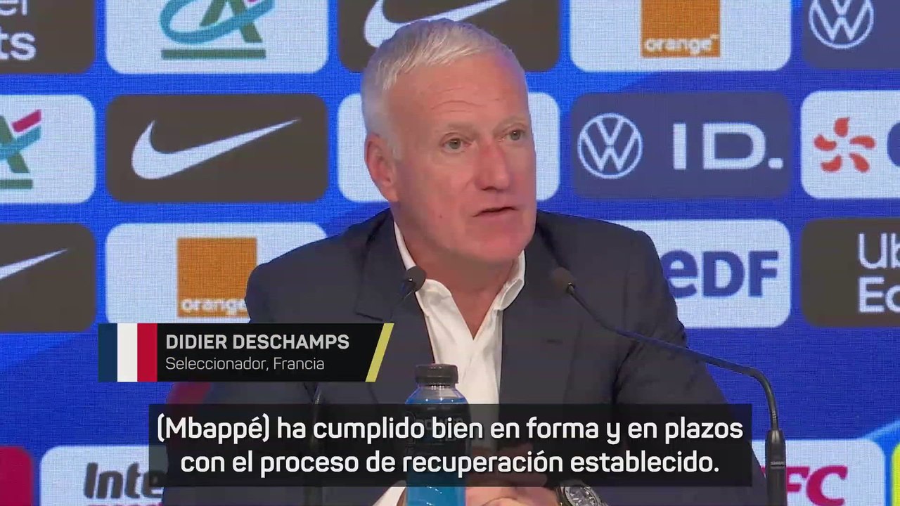 Deschamps: "¿Mbappé? Veremos cómo está tras el Atlético"