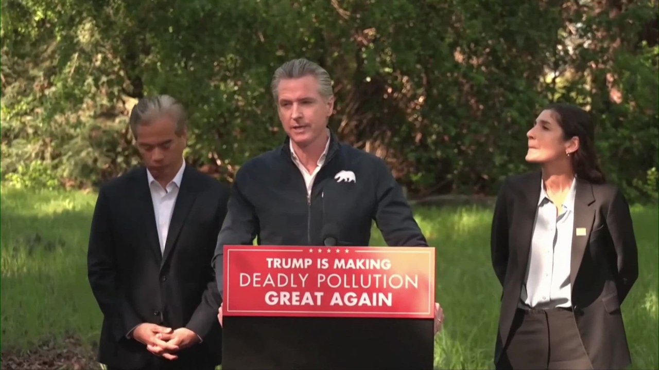 Newsom announces new climate lawsuits against Trump government