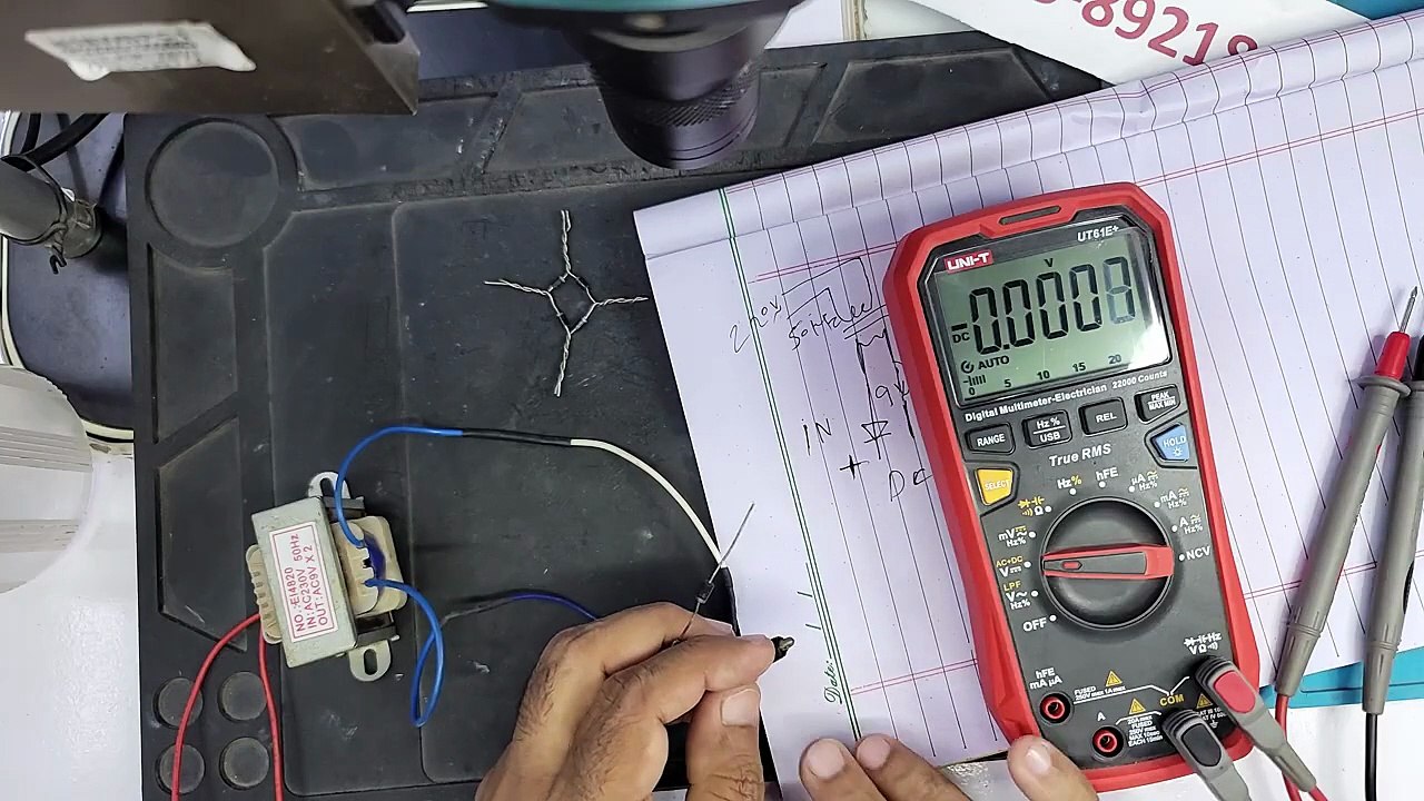 Diode checking in PCB  Diodecomplete testing working principle inhindi  Diode explained in PCB - DC Inverter A C PCB Training Class (720p, h264)
