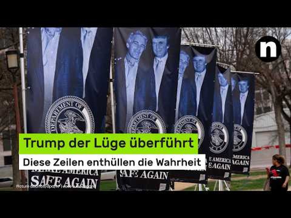 Donald Trump und Jeffrey Epstein: 'The Don' der Lüge überführt