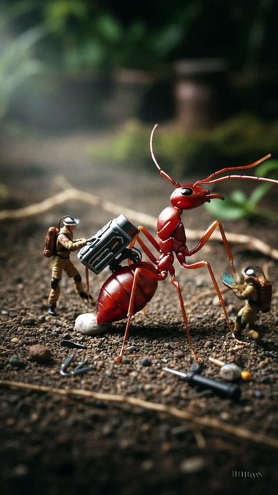 Inside an Ant Colony 🐜 | Tiny Camera Exploration (Real Life)