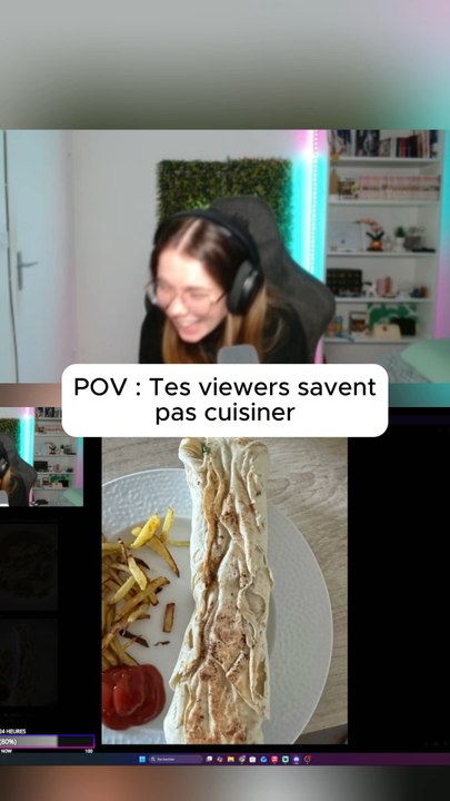 Mes viewers m’envoient leurs plats… et on les analyse ensembleEntre les masterclass et les crimes culinaires, le niveau est très variable.Si vous voulez qu’on juge votre plat 👀Je suis en live tous les jours à 15 heures.