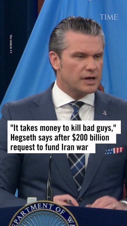 "It Takes Money to Kill Bad Guys," Hegseth Says After $200 Billion Request to Fund Iran War [VERTICAL]