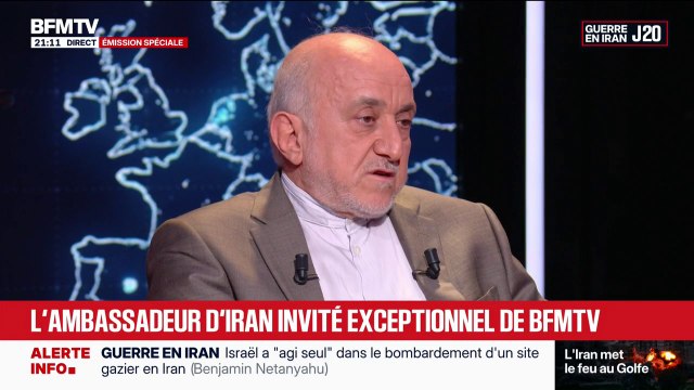 Guerre au Moyen-Orient: Mohammad Amin-Nejad, ambassadeur d’Iran en France, dénonce une guerre injuste et illégale