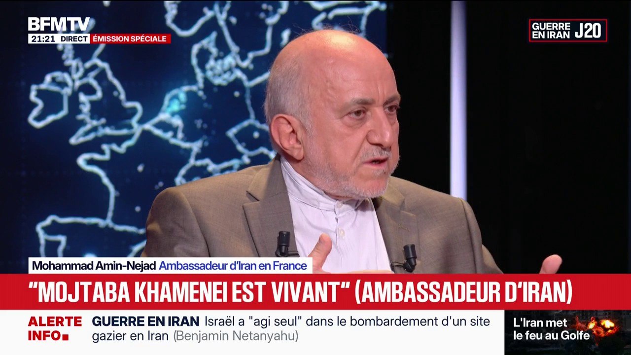 Iran: Mojtaba Khamenei est "vivant et en bonne santé", d'après Mohammad Amin-Nejad, ambassadeur d’Iran en France