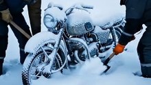 My bike is stuck in ice-cold water! 😱 What can I do now...