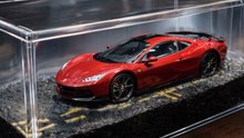 Froze a Ferrari SF90 in Crystal Clear Resin! 🏎️✨