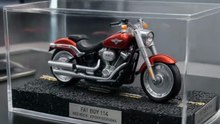 Froze a Harley Davidson Fat Boy 114 in Crystal Clear Resin! 🏍️🔥