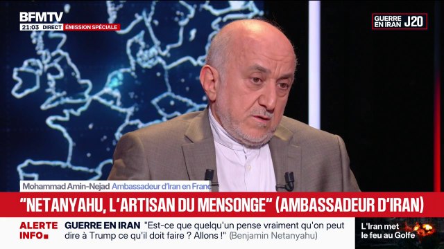 Benjamin Netanyahu est l’artisan du mensonge et de la guerre”, selon Mohammad Amin-Nejad, ambassadeur d’Iran en France