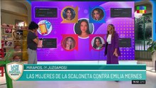Aseguran que Emilia Mernes estuvo con uno de los integrantes de la Scaloneta