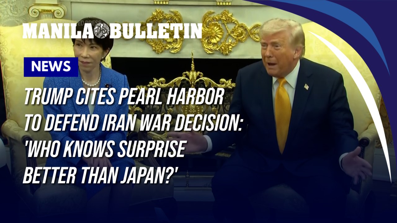 Trump cites Pearl Harbor to defend Iran war decision: 'Who knows surprise better than Japan?'