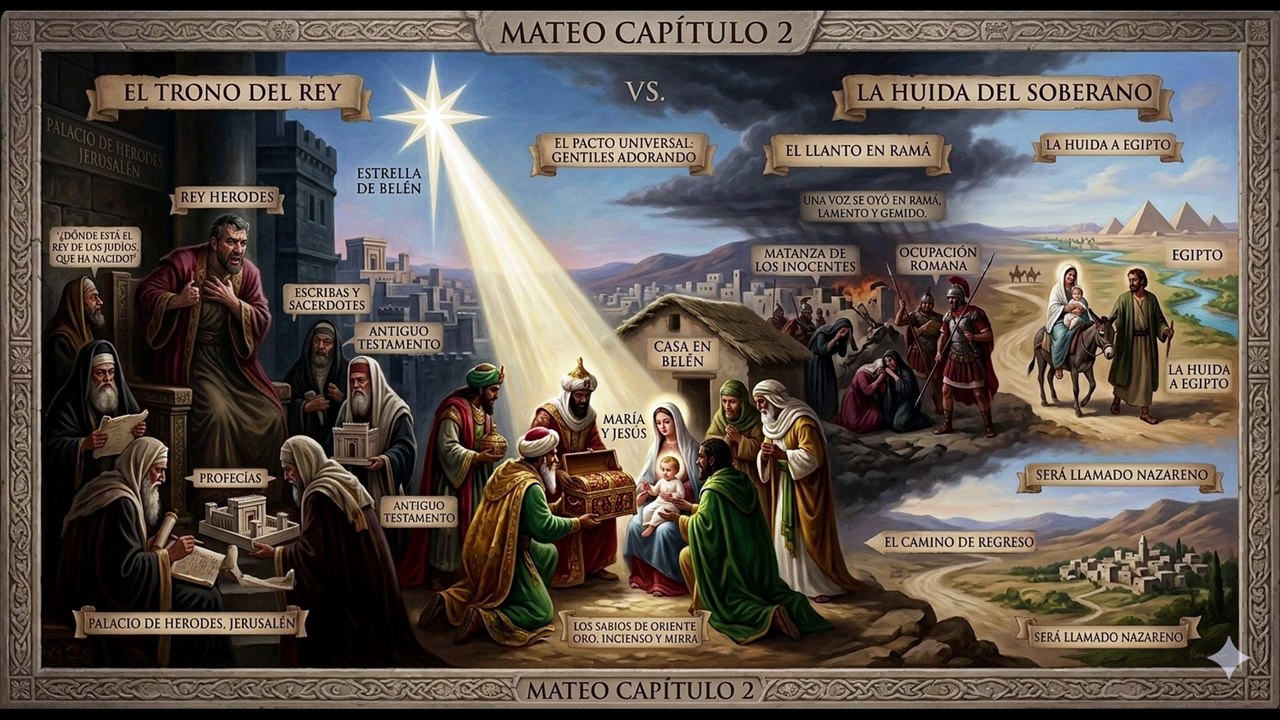 Mateo Cap. 2. El Nuevo Exodo. El Vastago de Nazaret