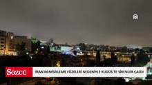 İran'ın misilleme füzeleri nedeniyle Kudüs'te sirenler çaldı