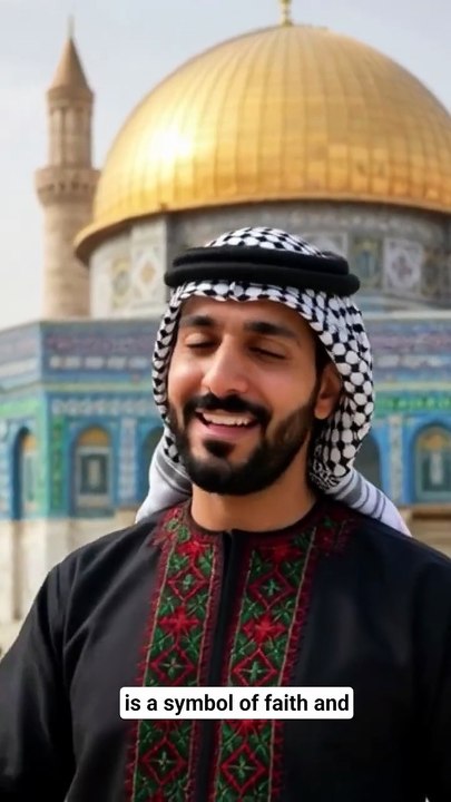 Saleemoffical presentation-Arab world with famous place and wearing traditional dress