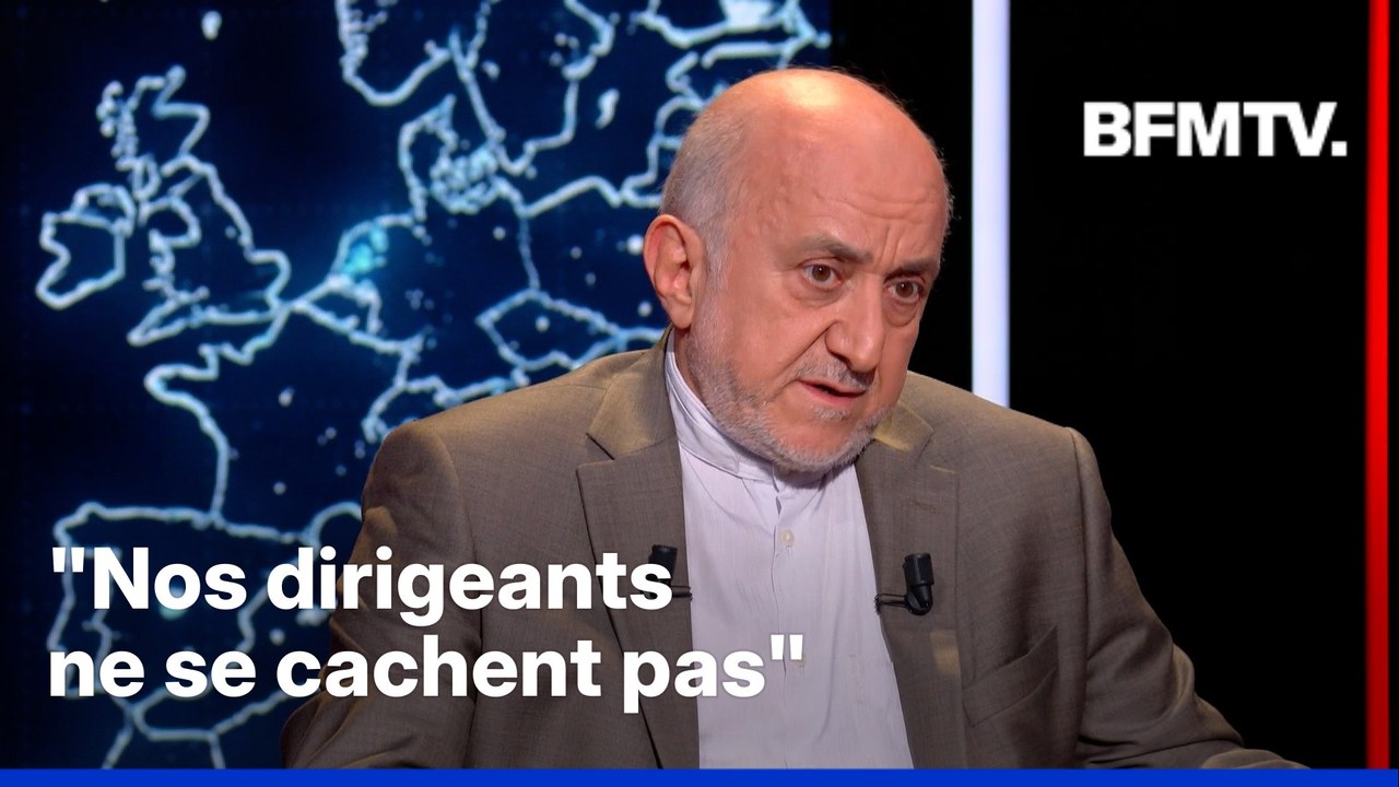L'ambassadeur d'Iran en France, Mohammad Amin-Nejad affirme que les dirigeants iraniens "ne se cachent pas"