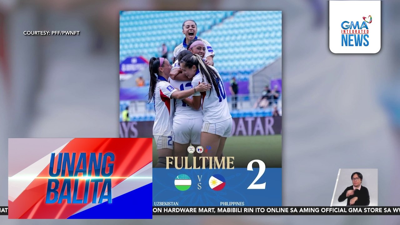 PHL Women's National Football Team, pasok sa FIFA Women's World Cup 2027 | Unang Balita