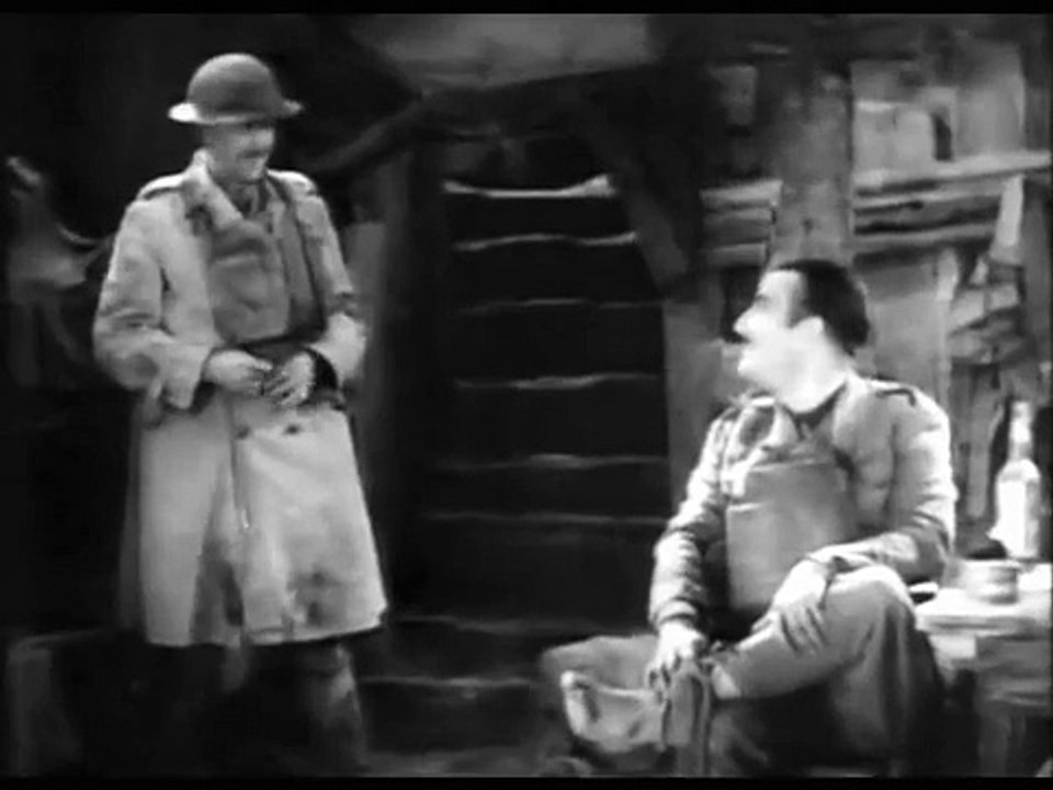 Journey's End (1930) Colin Clive, Ian Maclaren, David Manners, and Billy Bevan