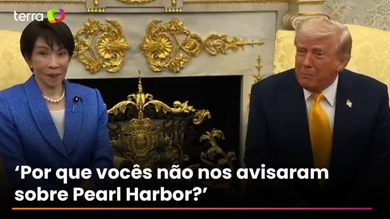 Trump constrange premiê do Japão ao citar Pearl Harbor em resposta sobre ataques ao Irã