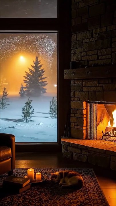 Winter Resort with Snow View.