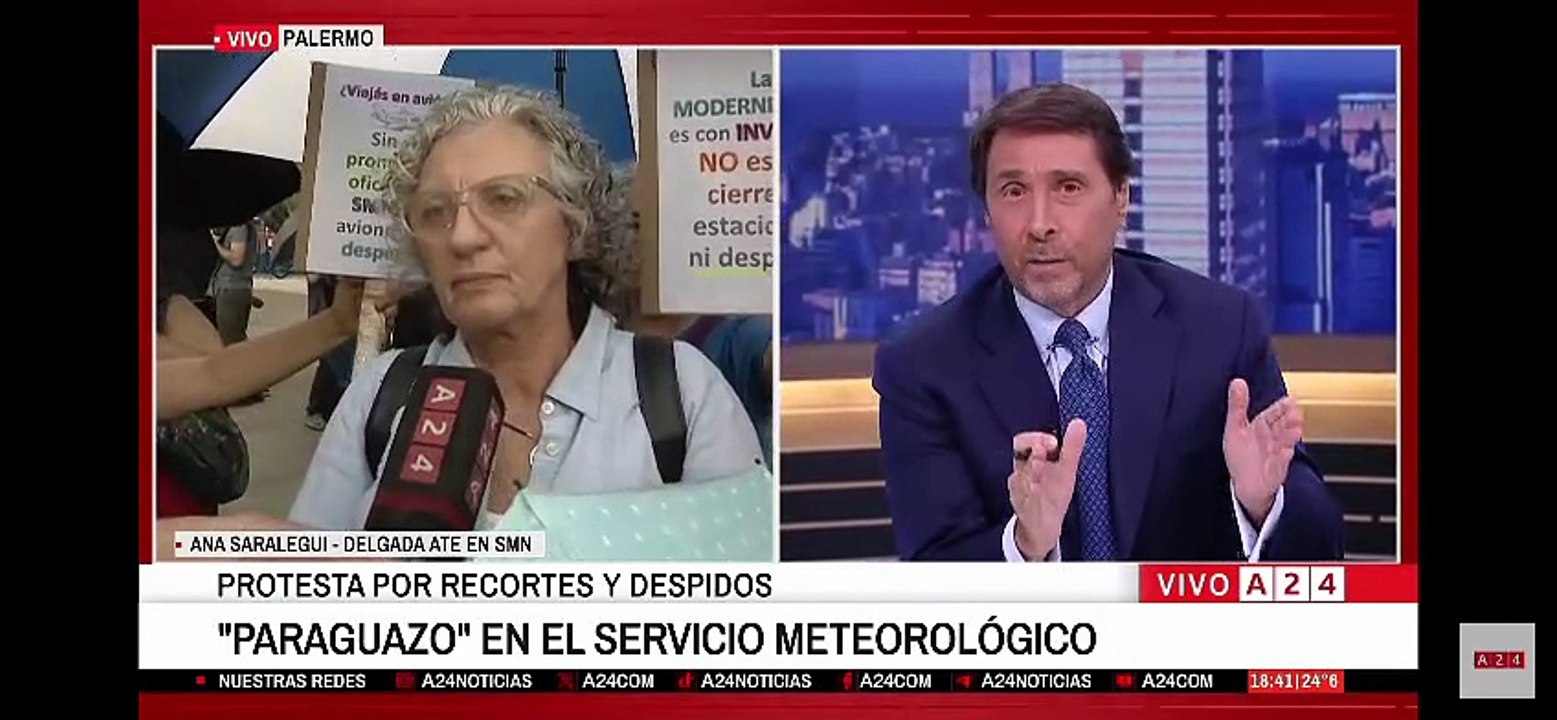 Feinmann quiso burlarse de una trabajadora en pleno reclamo salarial y terminó humillado