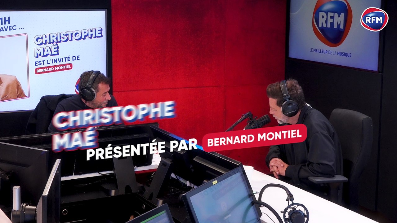 Christophe Maé se confie sur son histoire d'amour avec sa femme face à Bernard Montiel dans "Une heure avec…" sur RFM