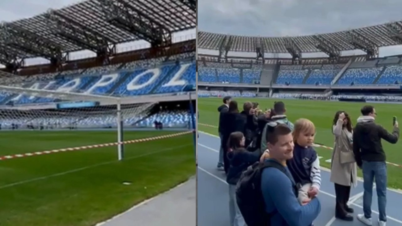 L'emozione dei tifosi azzurri sul campo del Maradona: esperienza unica grazie al FAI