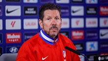 Simeone, sobre Julián: "Ya saben lo que pienso cuando vienen las curvas..."
