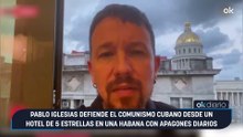 Pablo Iglesias defiende el comunismo cubano desde un hotel de 5 estrellas en una Habana con apagones diarios