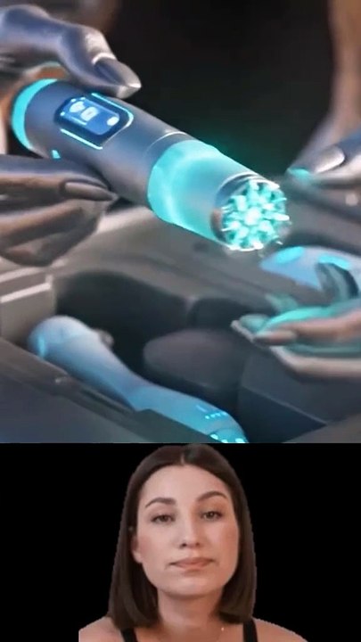 Un extraterrestre joue le rôle de sage-femme d'une femme préhistorique