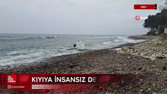 Ordu’da kıyıya insansız deniz aracı vurdu