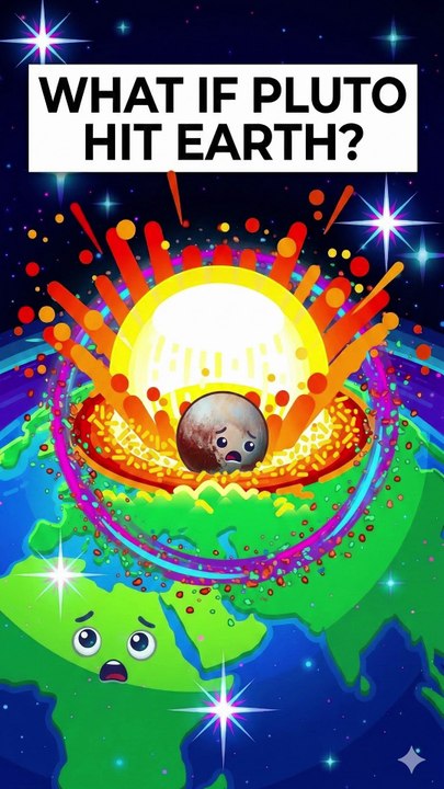 What if Pluto hit Earth?