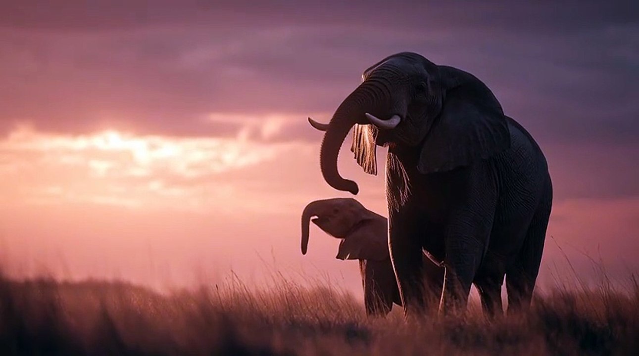 Elephant Cries for Lost Baby