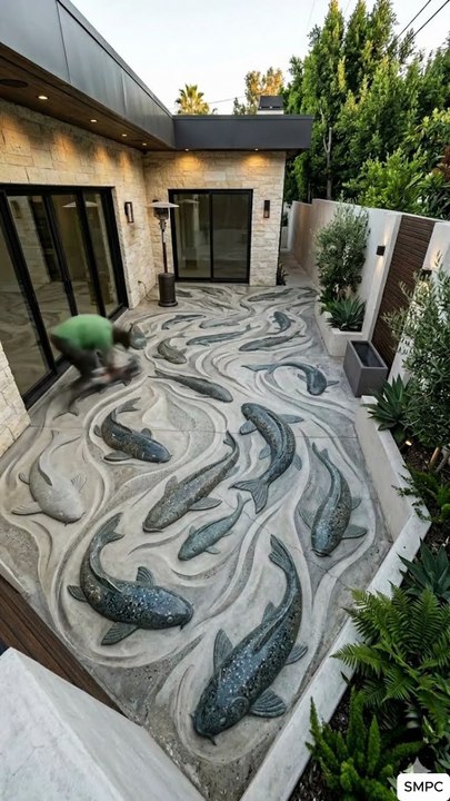 Ocean Floor Magic 🌊🐟 Epoxy Resin Fish Floor Transformation!#EpoxyFloor #OceanFloor #ResinArt #HomeTransformation #DIYProjects #Satisfying #OddlySatisfying #InteriorDesign #HomeDecor #LuxuryDesign #3DFloor #ViralShorts #TrendingNow #CreativeDesign #Floor