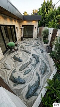 Ocean Floor Magic 🌊🐟 Epoxy Resin Fish Floor Transformation!#EpoxyFloor #OceanFloor #ResinArt #HomeTransformation #DIYProjects #Satisfying #OddlySatisfying #InteriorDesign #HomeDecor #LuxuryDesign #3DFloor #ViralShorts #TrendingNow #CreativeDesign #Floor