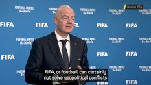 Infantino hopes World Cup can 'bring people together'