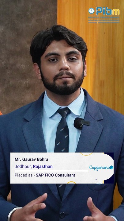 PIBM to Capgemini | MBA & PGDM Placements | Gaurav Bohra:Batch 2024–26